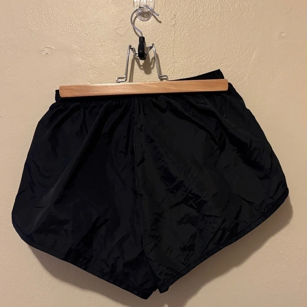 Nike Black Shorts with Red and Blue Accents